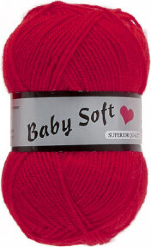 Lammy Baby Soft Garn 043 Rød