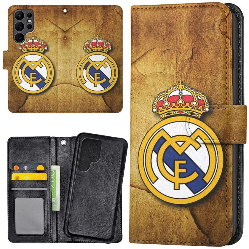 Samsung Galaxy S24 Ultra - Lommebok Deksel Real Madrid