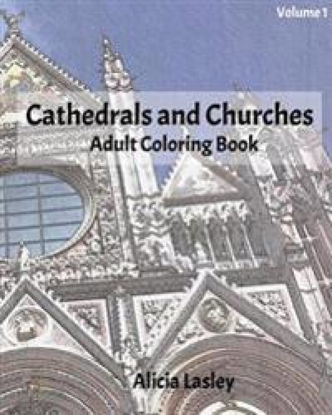 Cathedrals and Churches: Adult Coloring Book, Volume 1: Cathedral Sketches for Coloring