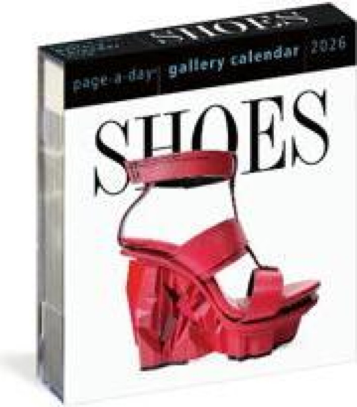 Shoes Page-A-Day® Gallery Calendar 2026