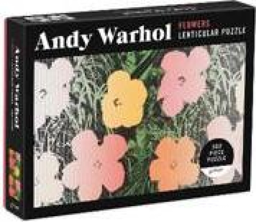 Andy Warhol Flowers 300 Piece Lenticular Puzzle