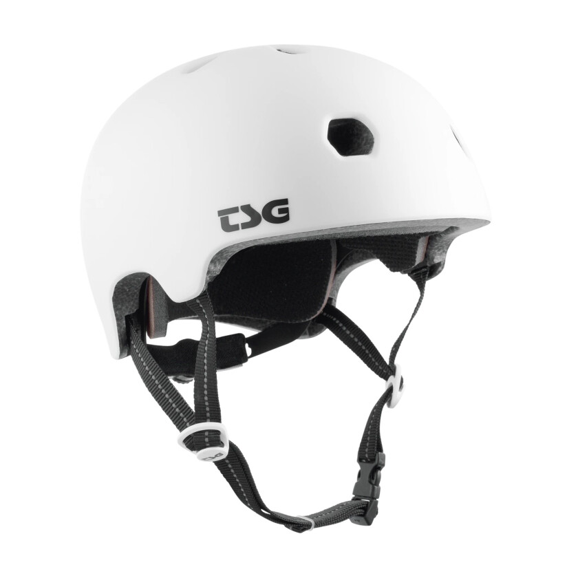 Meta BMX helmet 22, sykkel- og skatehjelm, barn/junior Satin White