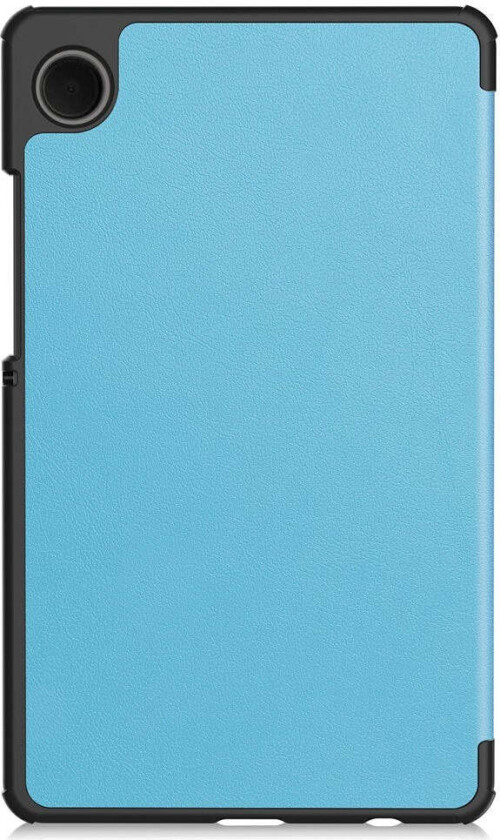 Samsung Galaxy Tab A11 Skinn Deksel m. Stativfunksjon - Lyseblå