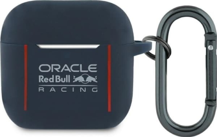 Red Bull Silicone Logo & Lines-deksel til AirPods 4 Marineblå