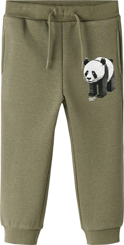 Joggebukser - NmmSigurt - Dusty Olive - - 5 år (110) - Joggebukse