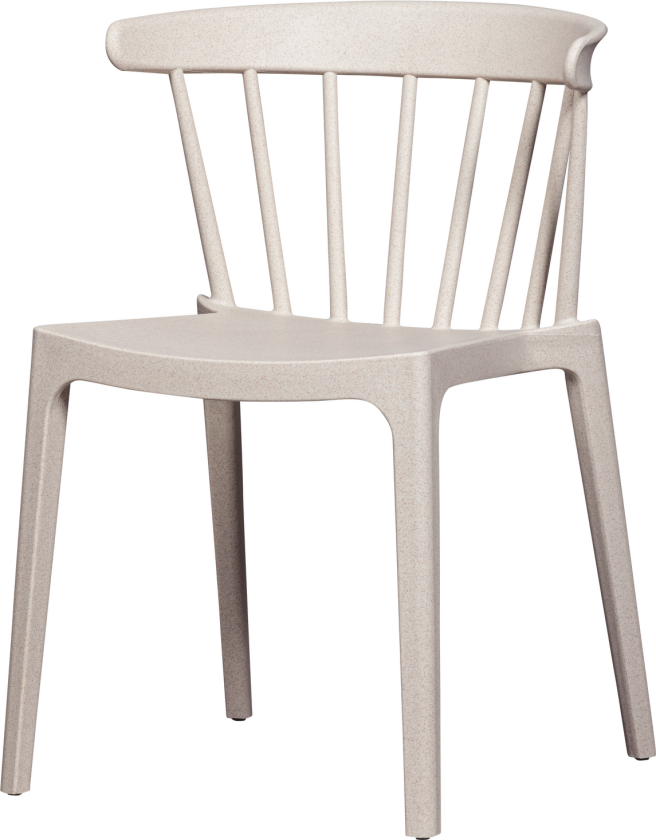 BLISS HAGESTOL MED STANG I ØKOLOGISK FIBER, OFF WHITE MELANGE