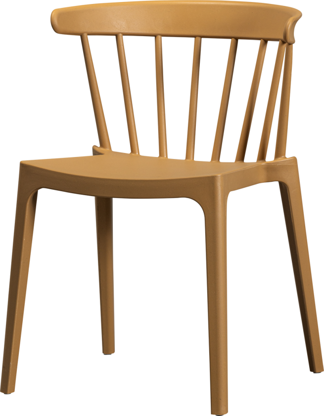 BLISS HAGESTOL MED STANG I ØKOLOGISK FIBER KARAMELLMELANGE