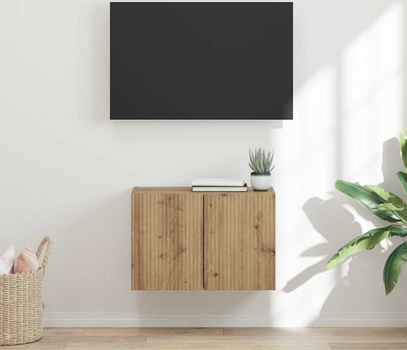 TV Veggskap Artisan Eik 59,5 x 31 x 40 cm Konstruert tre