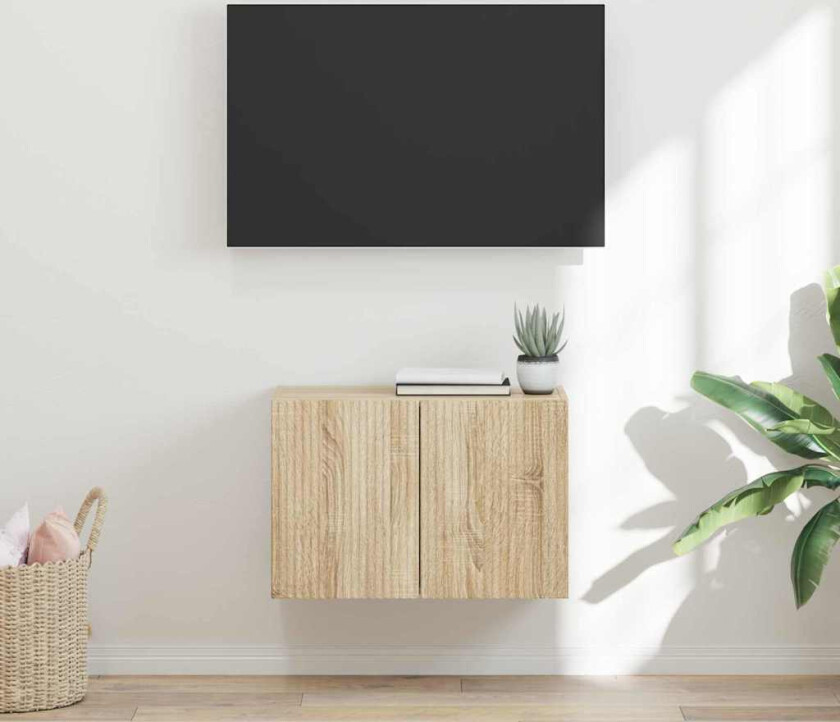 TV Veggskap Sonoma eik 59,5 x 31 x 40 cm Konstruert tre
