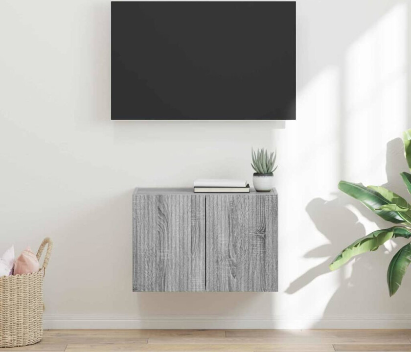TV Veggskap Grå Sonoma 59,5 x 31 x 40 cm Konstruert tre