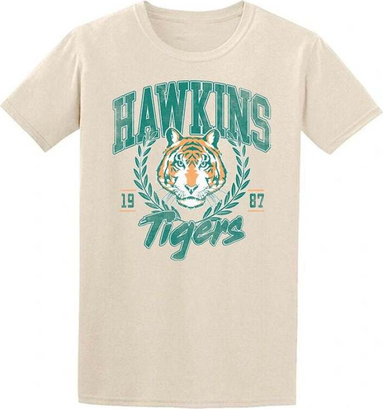 T-skjorte - Hawkins Tigers - S til XXL - Damer - natur