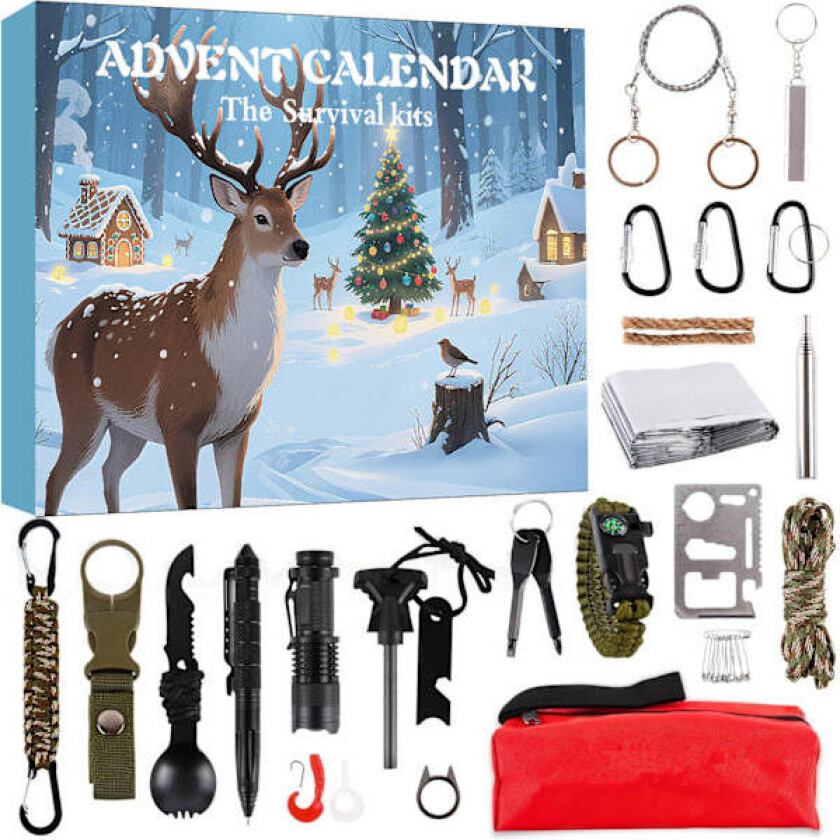 For friluftselskere! Julekalender med miniatyrutstyr