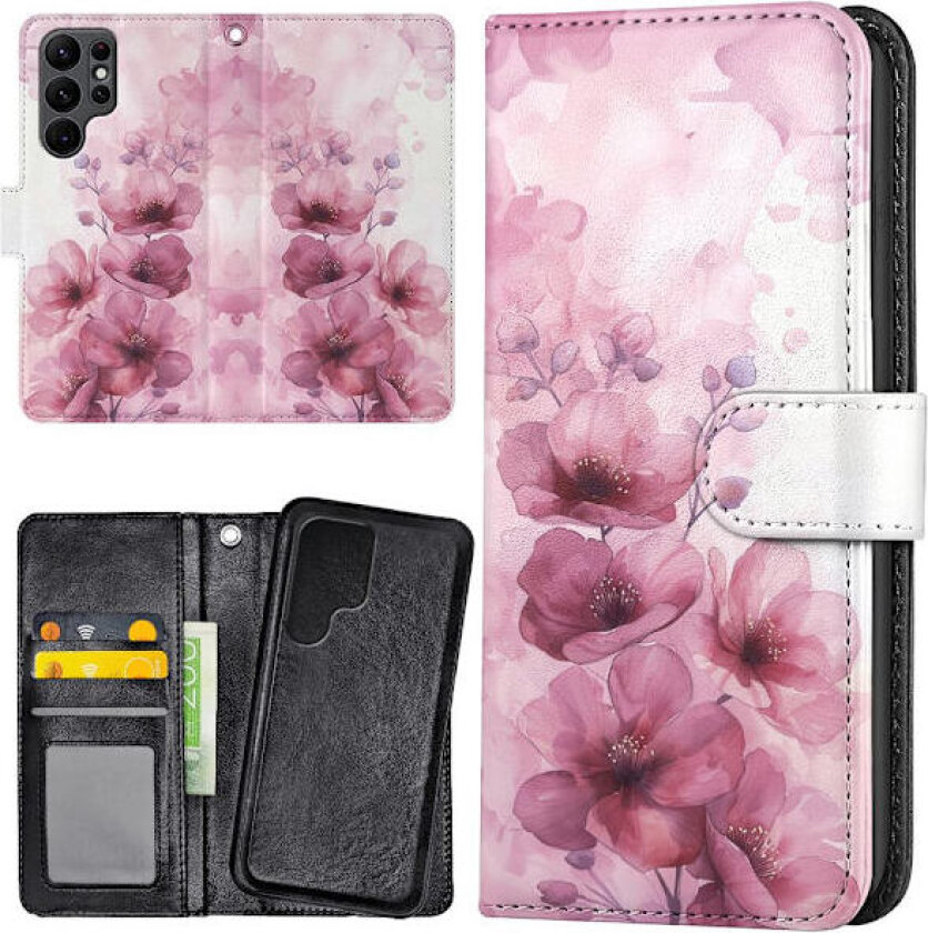 Samsung Galaxy S25 Ultra - Lommebok Deksel Flowers