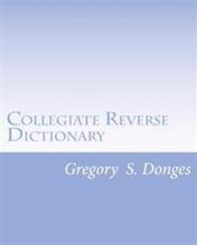 Collegiate Reverse Dictionary