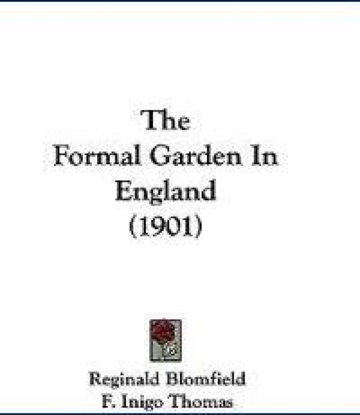 The Formal Garden In England (1901)