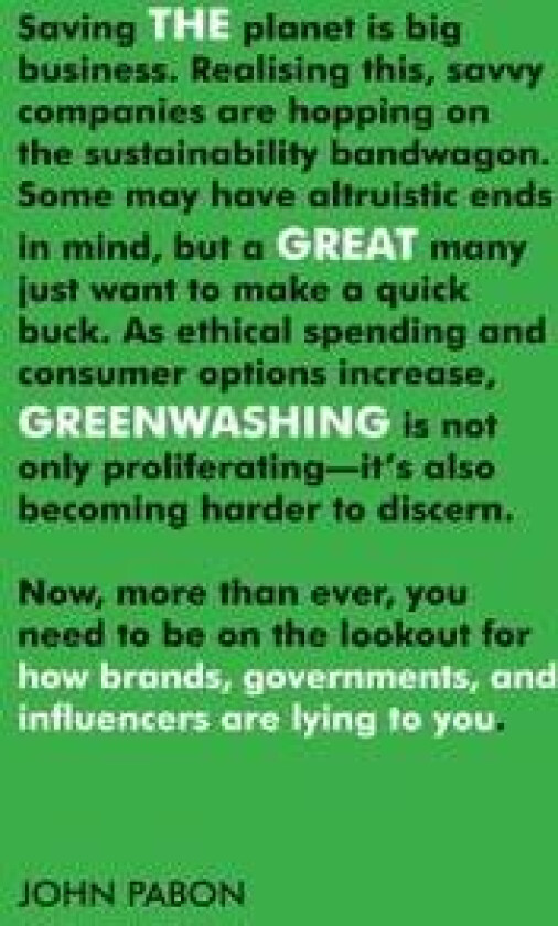 The Great Greenwashing