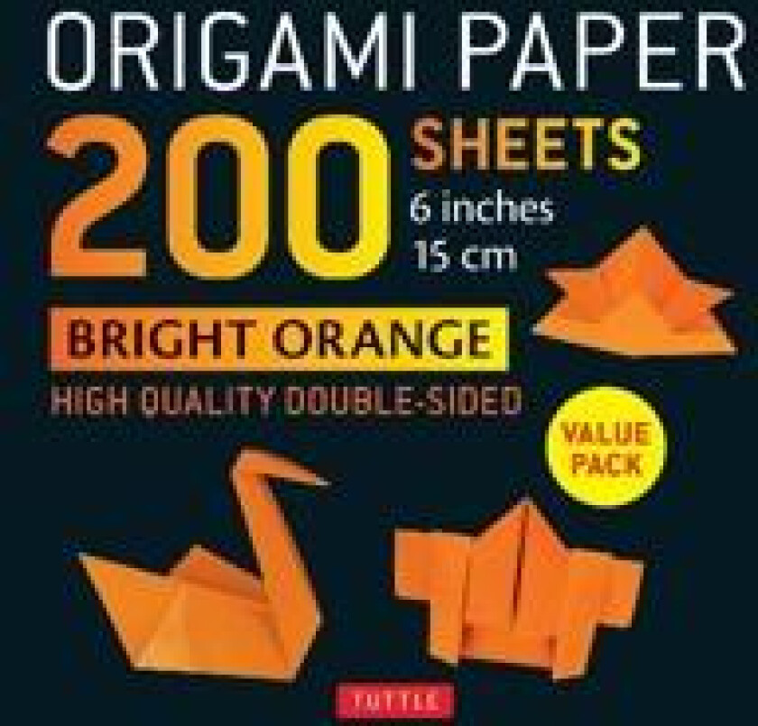 Origami Paper 200 sheets Bright Orange 6'á