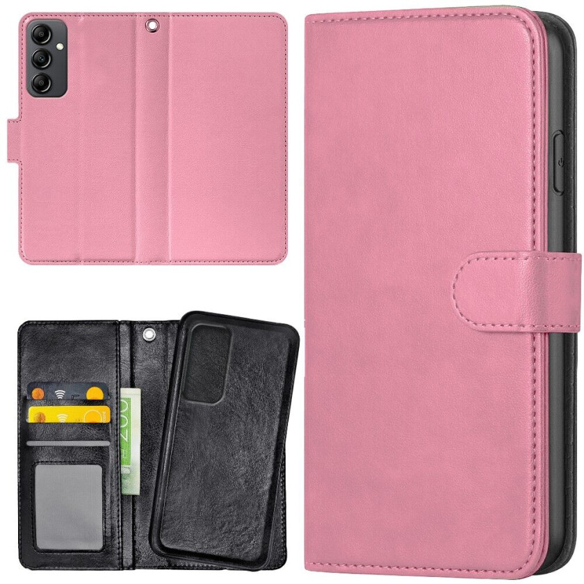 Samsung Galaxy S24 - Lommebok Deksel Lyserosa