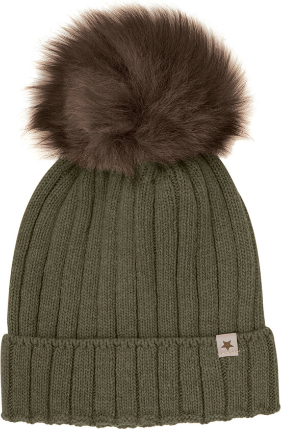 Lue - Ull - Strikk - Bille m. Dusk - - 2-4 år (92-104) - Lue