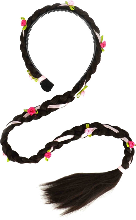 Kostymer - Pannebånd m. Fletning - Brun - - OneSize - Kostymer