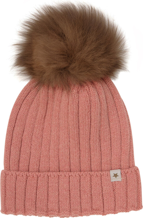 Lue - Ull - Strikk - Burlwood m. Dusk - - 8-10 år (128-140) - Lue