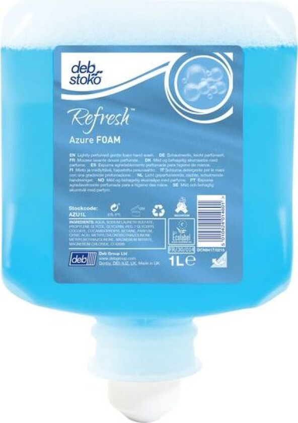 Skumsåpe azure foam 1l