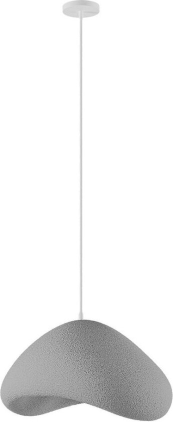 Wabi Sabi Quiet Current taklampe, justerbar høyde - betonggrå polymerkompositt