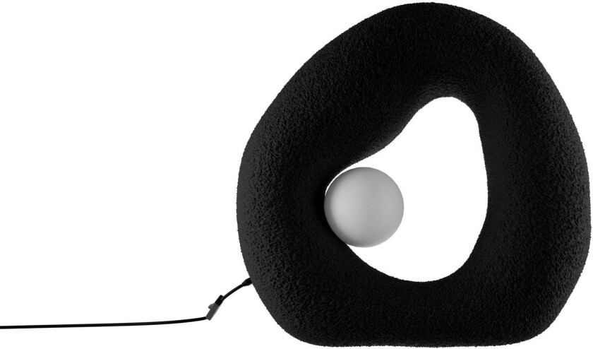 Wabi Sabi Pond bordlampe - svart polymerkompositt