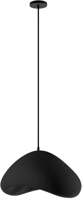 Wabi Sabi Quiet Current taklampe, justerbar høyde - svart polymerkompositt