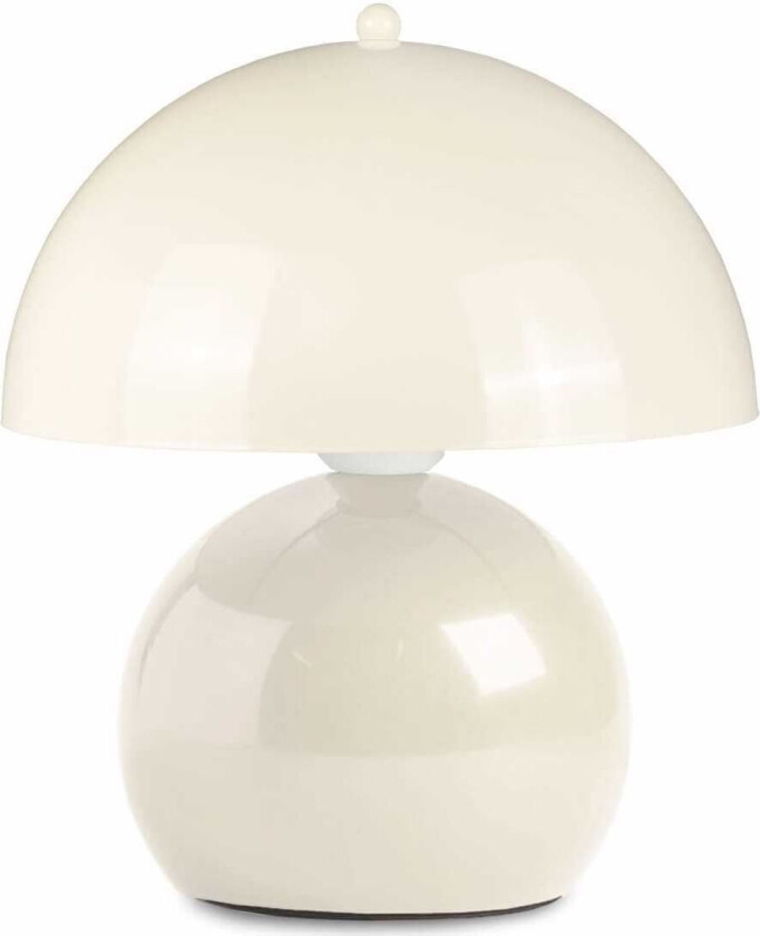 241936 bordlampe - kremfarget metall