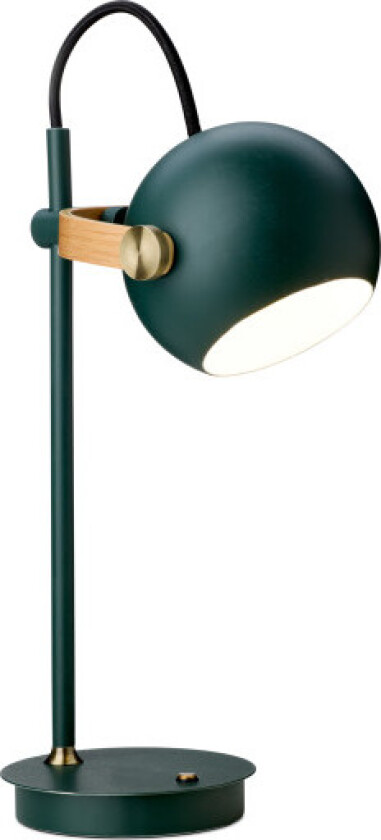 DC oppladdningsbar bordlampe, grønn