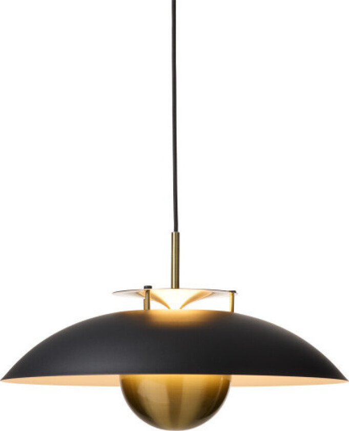 Stepp pendel, svart, Ø46 cm