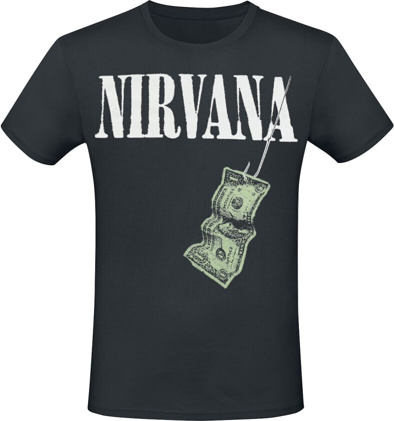 T-skjorte - Nevermind Tracklist - S til 3XL - Herrer - svart