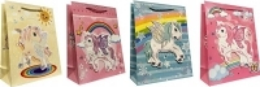 JU-PITER Dekorativ gavepose JP3073C 18x23x10cm blandingspris for 1 stk.