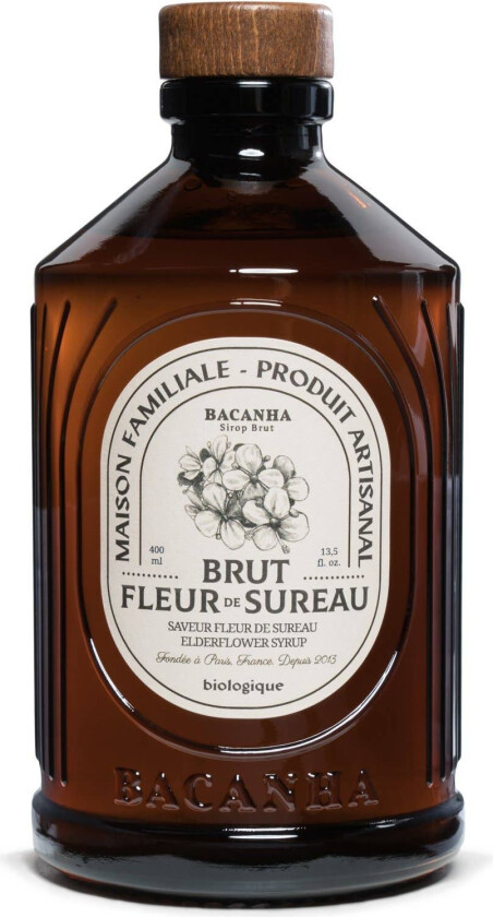 Raw Elderflower Syrup - Organisk - 400ml