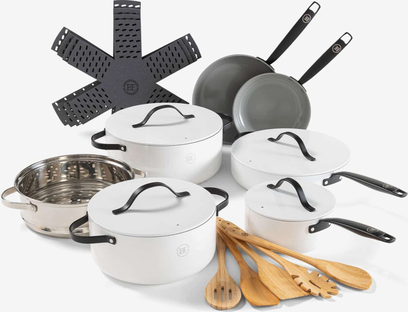 BE Living Essential Grytesett 20 deler - Hvit