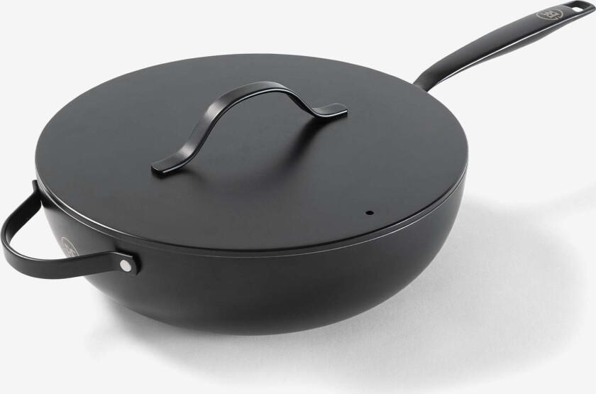 BE Living Essential Wokpanne m/lokk - Ø30cm - Matt Svart