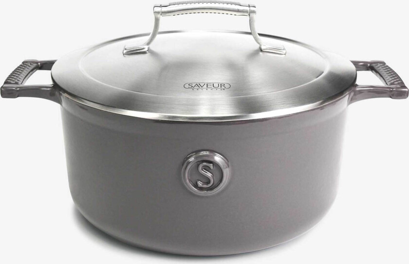 Voyage Støpejern Gryte - Ø25cm - Kanin Grå