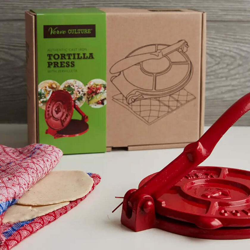 Cast Iron Tortilla Press Kit