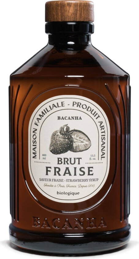 Raw Strawberry Syrup - Organisk - 400ml