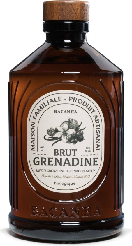 Raw Grenadine Syrup - Organic - 400ml