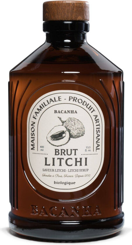 Raw Lychee Syrup - Organic - 400ml