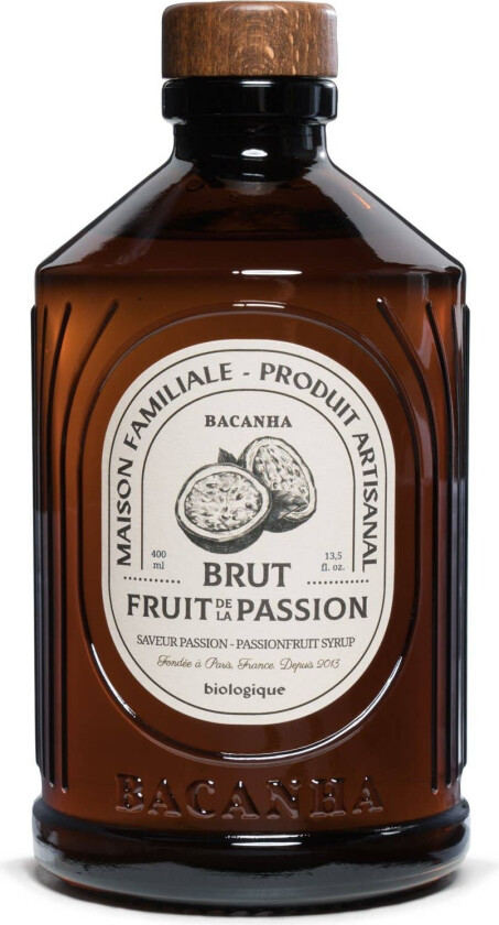 Raw Passion Fruit Syrup - Organisk - 400ml