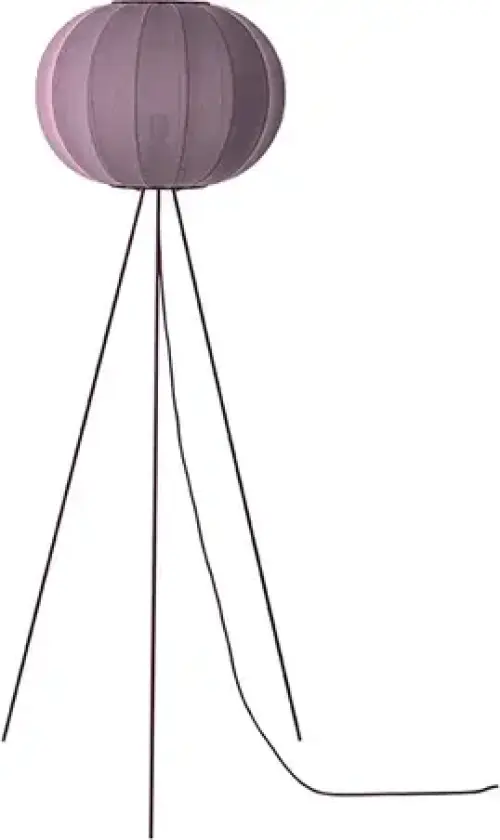 Knit-Wit 45 Round Gulvlampe Høy Burgundy