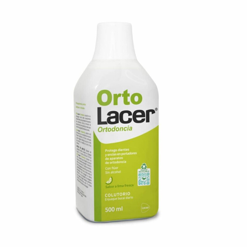 Munnskyll Lacer Ortolacer Ortodontipleie Lime 500 ml