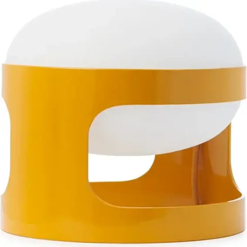 KD28 LED-bordlampe, sennepsgul, høyde 23 cm