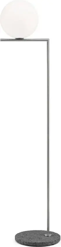 IC F2 utelampe, stål/marmor