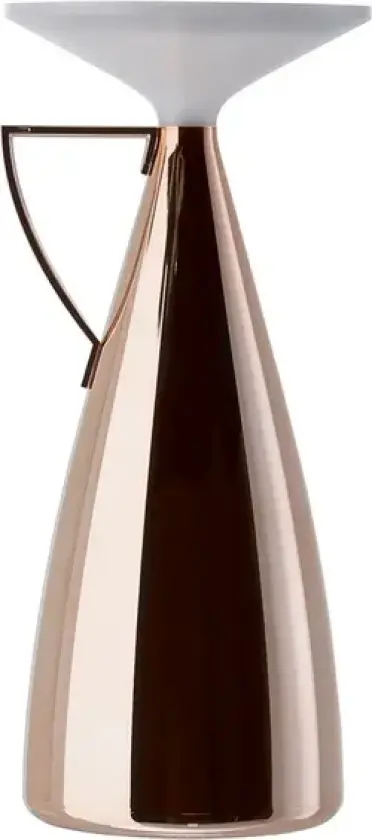 Camomille LED-bordlampe, kobberfarget, høyde 24 cm