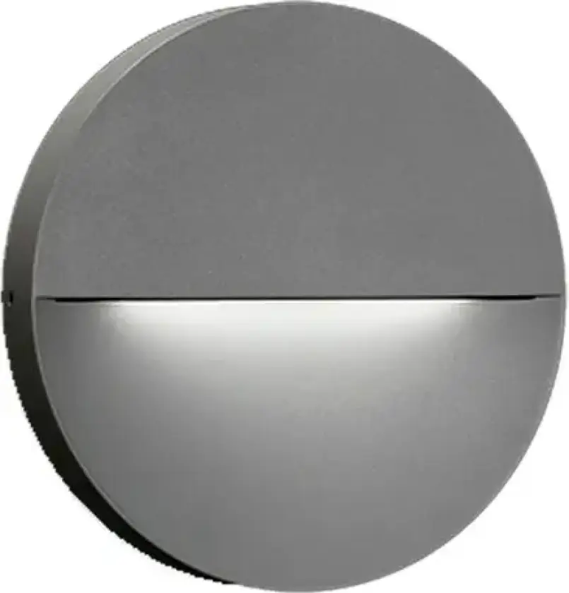 Eclipse LED Utendørs Vegglampe Grå Ares