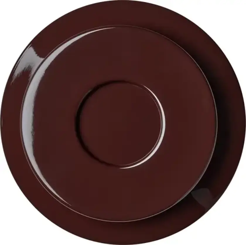 Lille 18 vegglampe, mørkerød, aluminium, Ø 18 cm